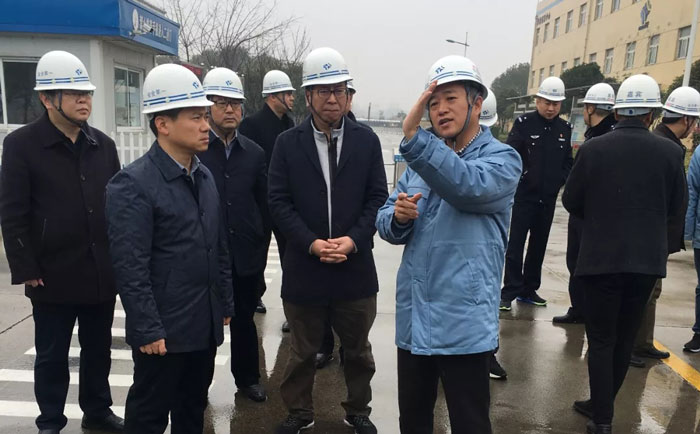 部长盛维林领队查验江都经济开发区、大桥镇节日前安全生产工作