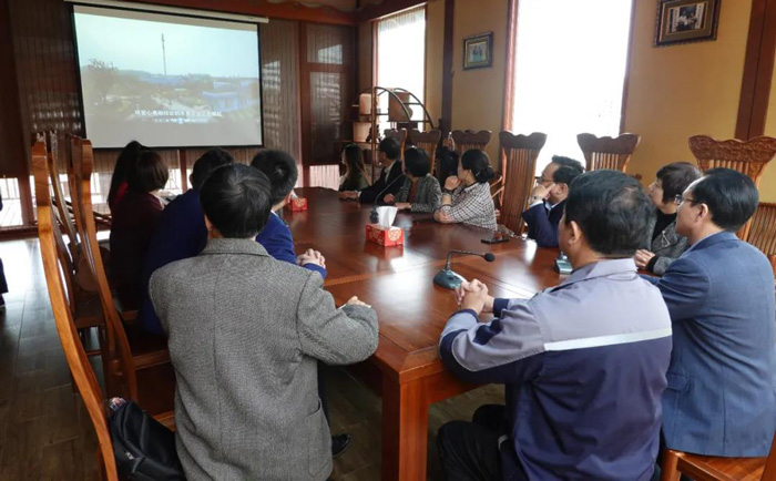 扬州中小企业协会赴江都经济开发区调研亨达水务党建和企业精神文化基本建设
