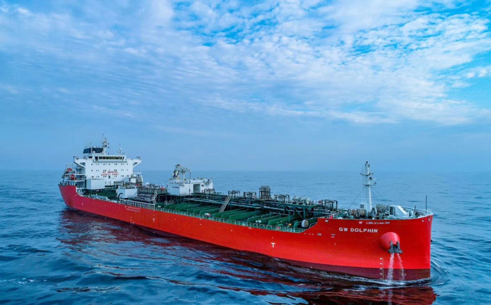 江都经济开发区动态——中船澄西55600吨化学药品船航行凯旋